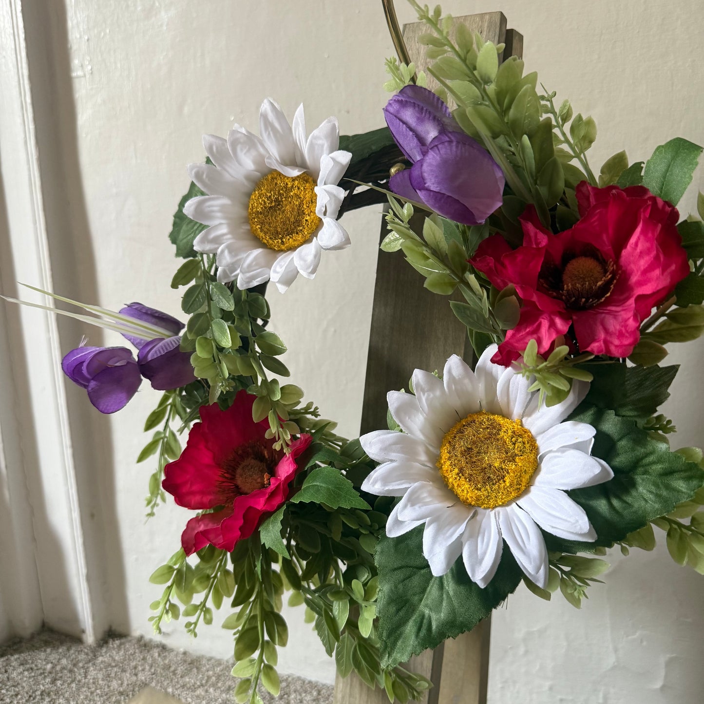 10” Bright Florals Wreath