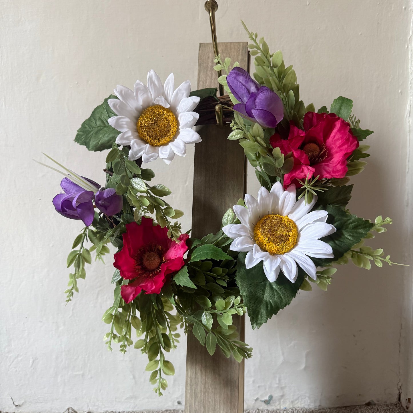 10” Bright Florals Wreath
