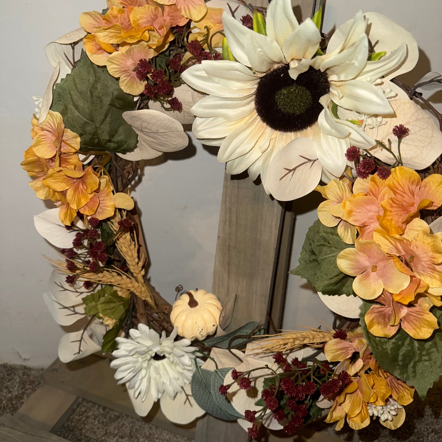 14” Neutral Fall Wreath