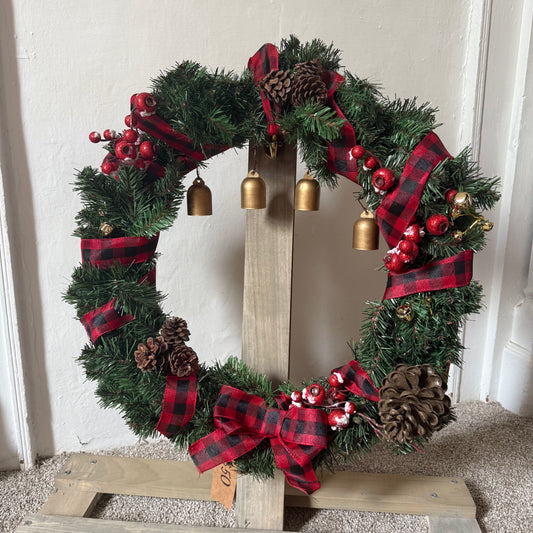 20” Rustic Noel Wreath